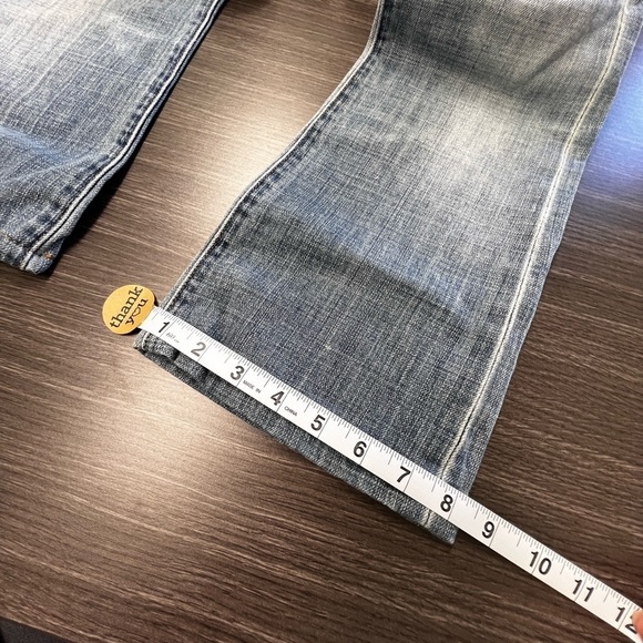 7 FOR ALL MANKIND Blue Denim Jeans - Picture 5 of 8